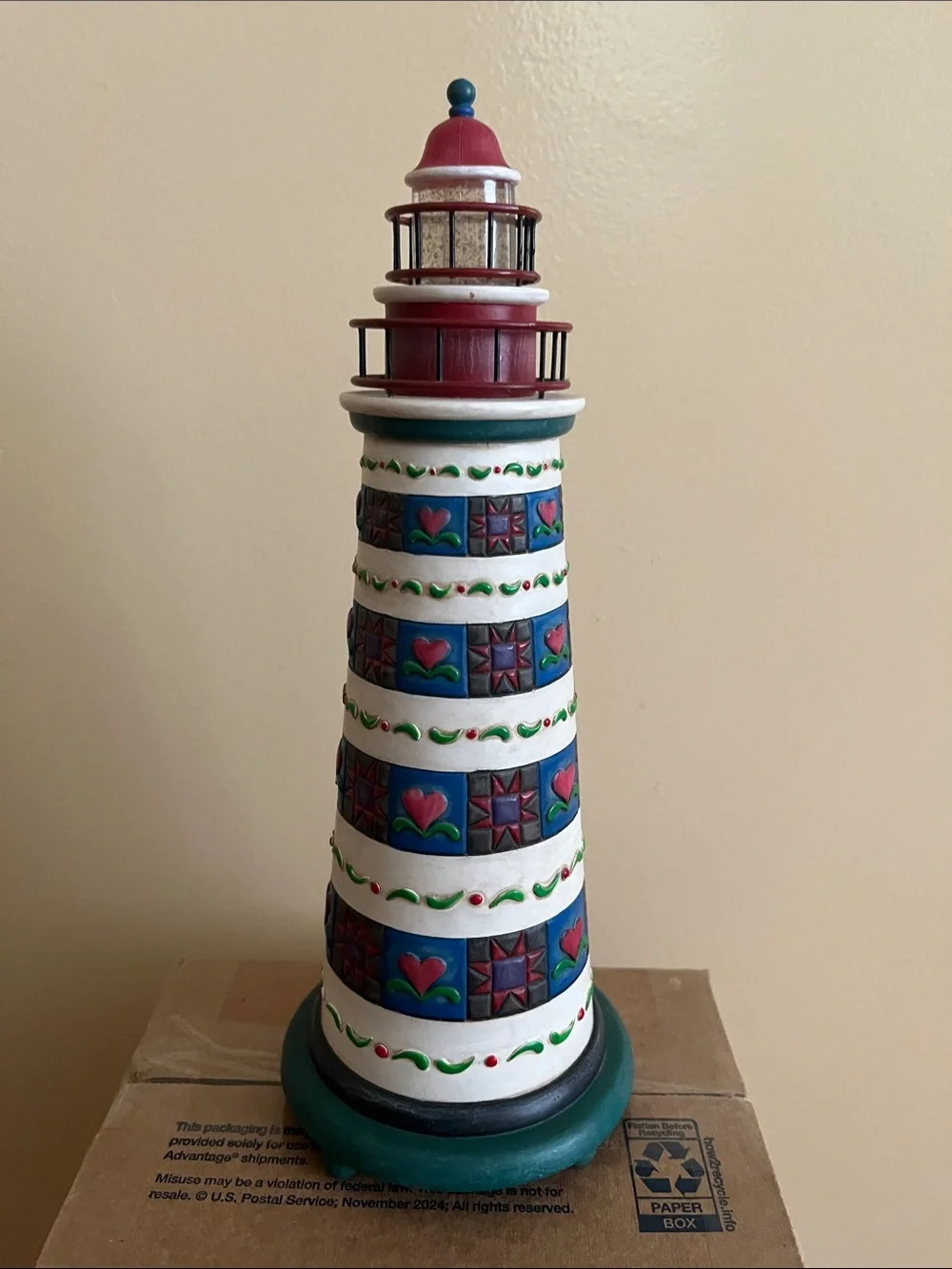 Jim Shore 2003 “Light of Hope”Lighthouse Shorelights Collector 114438